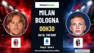 Nhận định AC Milan vs Bologna, 00h30 ngày 29/10 – Serie A
