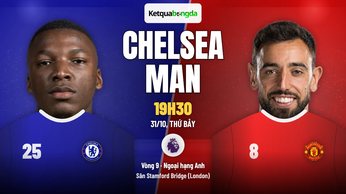 Nhận định Chelsea vs Man United, 19h30 ngày 31/10 – Ngoại hạng Anh