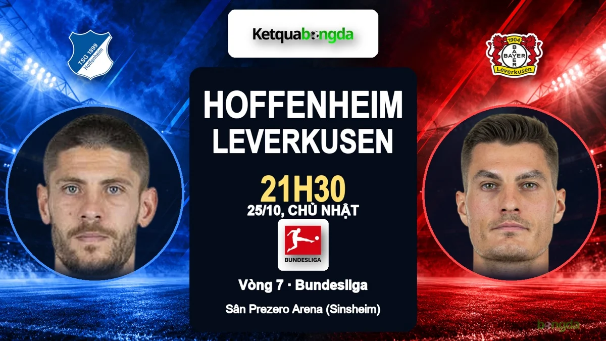 Nhận định Hoffenheim vs Leverkusen, 21h30 ngày 25/10 – Bundesliga