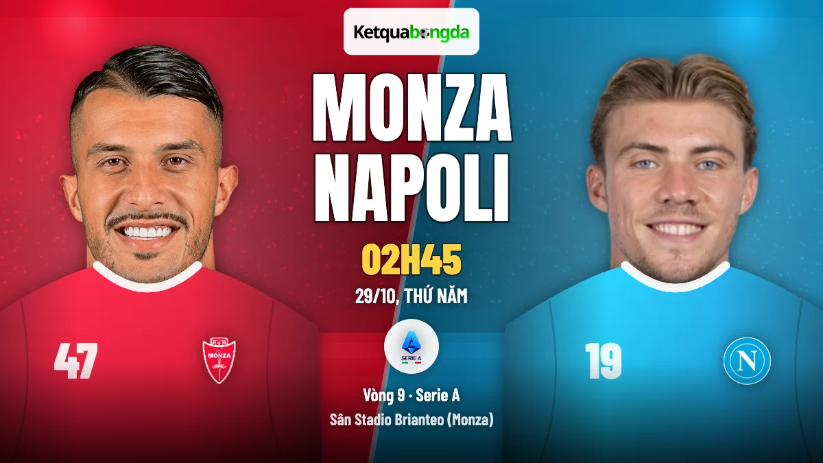 Nhận định Monza vs Napoli, 02h45 ngày 29/10 – Serie A