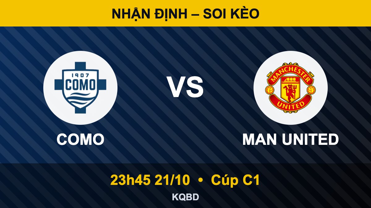 Nhận định Como vs Man United, 23h45 ngày 21/10 – Cúp C1